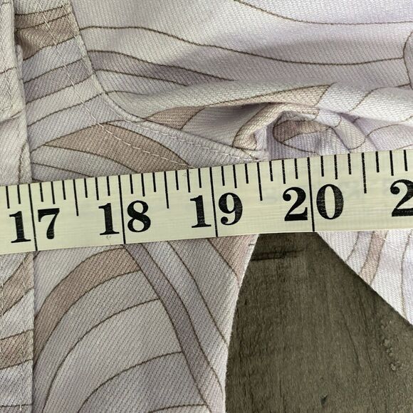 NWOT Aritzia Wilfred Free Gaze Jacket Denim Swirls‎ Size XS - Picture 12 of 14